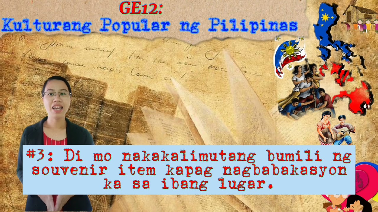GE 12: Kulturang Popular ng Pilipinas
