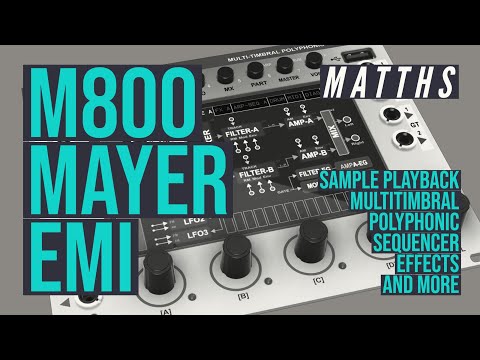 M800 R2 extended Virtual Analog Synthesizer Eurorack Version by Mayer EMI