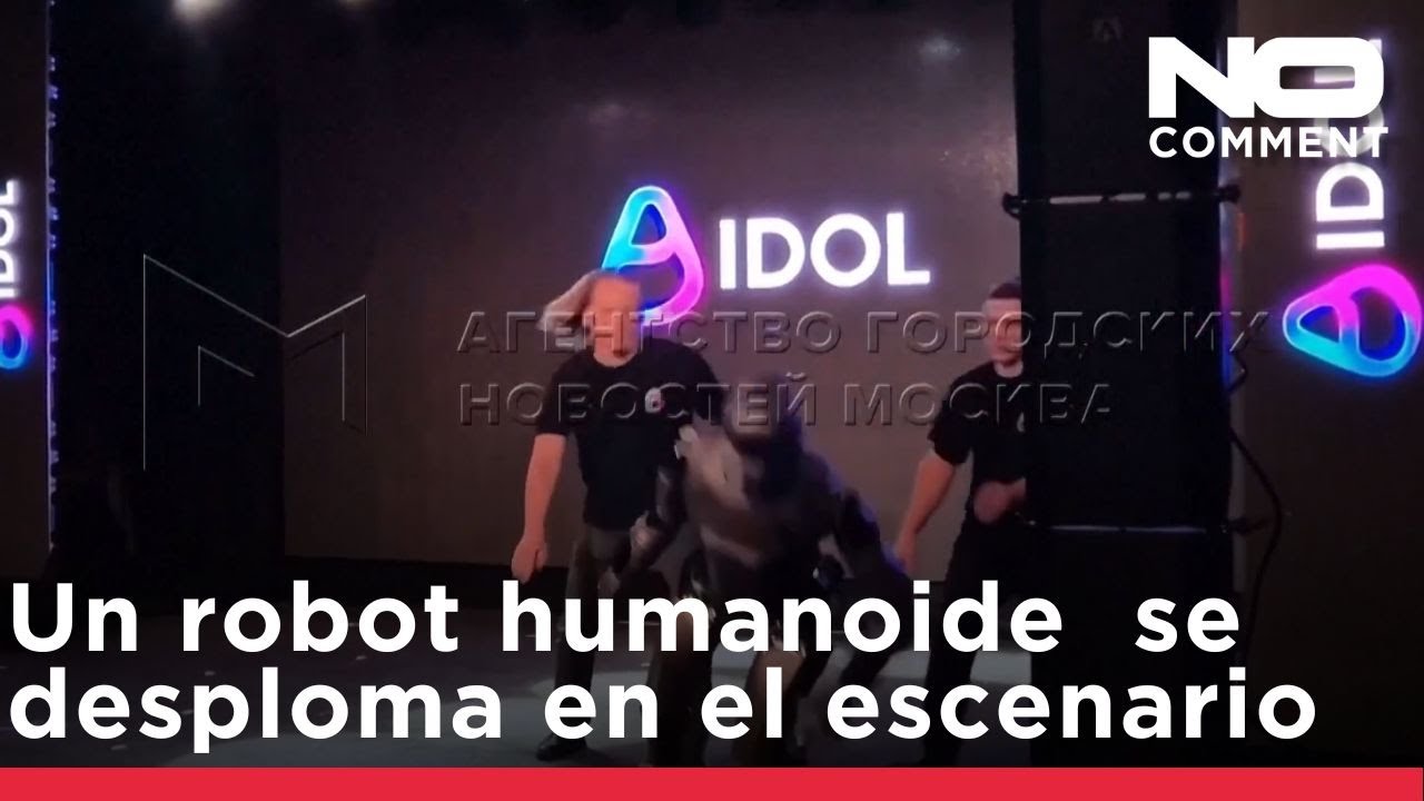 El primer robot humanoide con IA de Rusia, AIDOL, se desploma en su estreno en el escenario