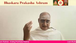 Sri Rudram   Ending Prarthana Mantras