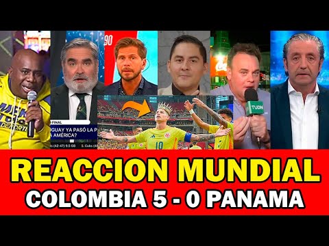 WORLD PRESS REACTS COLOMBIA 5 - 0 PANAMA