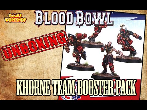 Blood Bowl / Khorne Team Booster Pack  / Unboxing
