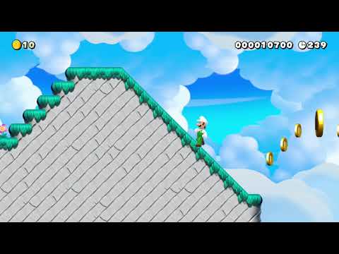ホワイトスカイ　White sky by リーslashRIE 🍄 Super Mario Maker 2 😶 No Commentary　⚿abb