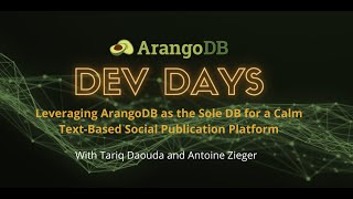 Download the video "ArangoDB Dev Days 2021: Bluwr.com"