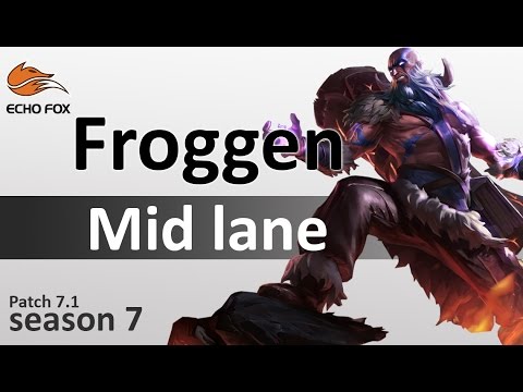FOX Froggen : Ryze vs Akali | Mid lane | NA LOL | Patch 7.1 | Season7