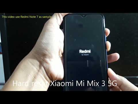 Hard reset Xiaomi Mi Mix 3 5G