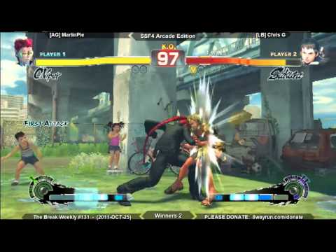 The Break Weekly #131 - SSF4ae W2 - [AG] MarlinPie VS [LB] Chris G