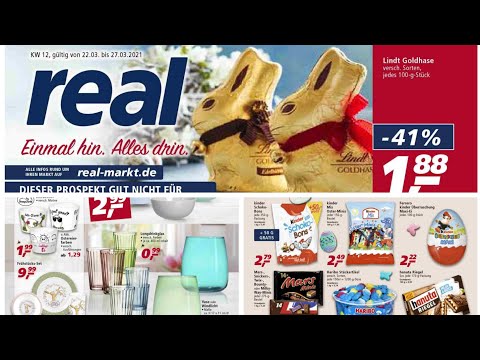 🛒 Real Katalog Prospekt 22. bis 27. März 2021 - Neuigkeiten, Angebote