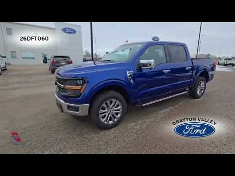2026 Ford F-150 XLT in Blue for sale at Drayton Valley Ford in Drayton Valley, AB