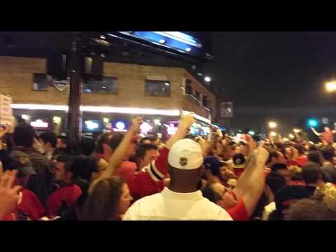 Blackhawks celebration 2015 wrigleyville