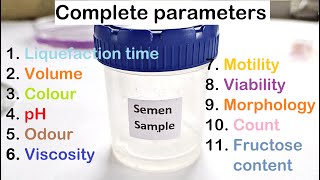 Semen Analysis Test Lab | Complete Video