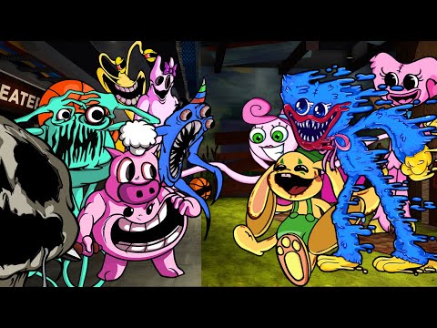 GARTEN OF BANBAN VS POPPY PLAYTIME 🎶 FNF Friends To Your End but Poppy Playtime Characters Sing It