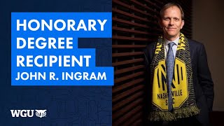 Honorary Degree Recipient - John R Ingram - WGU 2025 Atlanta Commencement