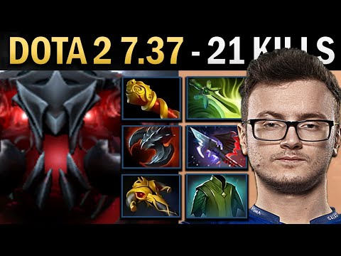 Shadow Fiend Gameplay Miracle with 21 Kills and Pike - Dota 2 7.38
