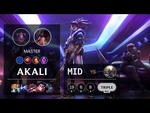 Akali Mid vs Pantheon - EUW Master Patch 11.23