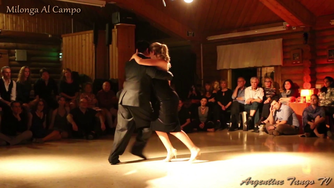 Noelia Hurtado y Carlitos Espinoza - Tango - (4/5) - Milonga Al Campo - Yad Shmona 25/11/2017