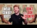 5 Ways To Wear Cowboy Boots Without Looking Country