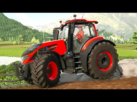 COLORED VALTRA TRACTORS DEATH RUN | Farming Simulator 22