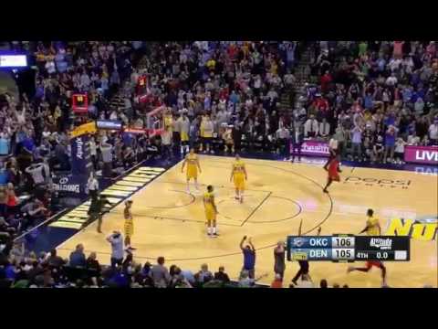 BEST NBA PLAY 2016-2017 SEASON | BEST BUZZER BEATER | RUSSEL WESTBROOK GAME WINNER VS NUGGETS