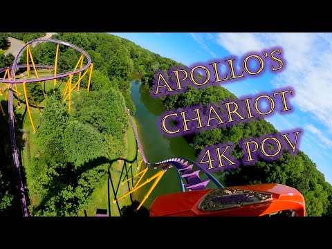 Front row point of view footage of Apollo's Chariot