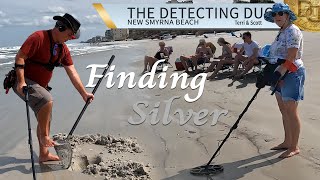 Some Silver Finds Beach Metal Detecting New Smyrna Beach Florida | The Detecting Duo