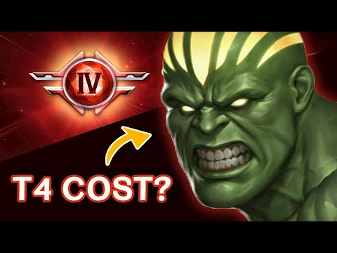My T4 Character Upgrade Cost | Hulk - Marvel Future Fight