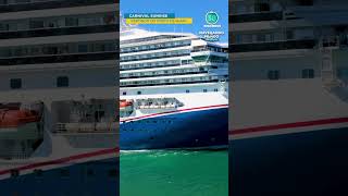 Carnival Sunrise no porto de Miami em 60 Segundos | #shorts #carnival #carnivalcruise #cruzeiros