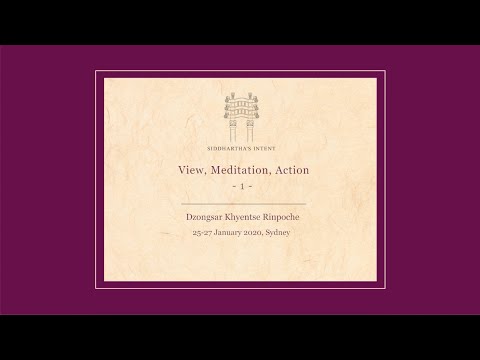 View, Meditation, Action, 25-27 January 2020, Sydney, Australia - Part 1