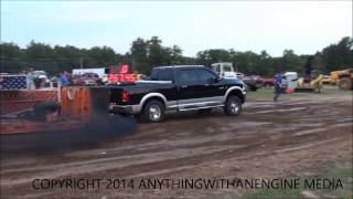 preview picture of video 'CURT LALONE PULLS IN STREET DIESEL CLASS MTTP PULLS HARRISON MI 7-30-14'
