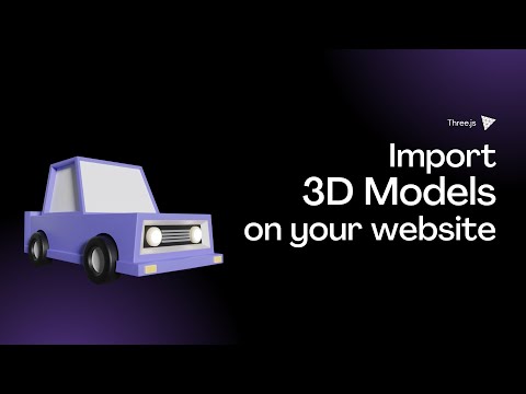 Easiest Way to Import 3D Models into Your Website | React.js & Three.js Tutorial