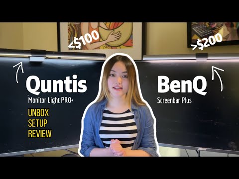 Quntis Monitor Light Bar  Review & Comparison with BenQ ScreenBar Plus