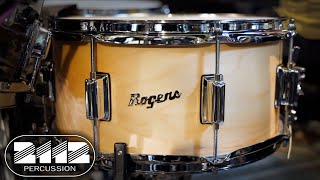 Video thumbnail for Rogers PowerTone Wood Snare Drum 6.5x14 by 2112 PERCUSSION