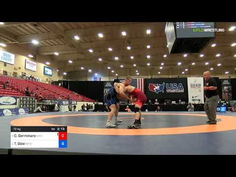 2018 Marine Corps US Open/UWW Junior Greco Roman 72 Semis - Calvin Germinaro (NMU-OTS) Vs. Tyler D