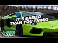 How rich should you be to buy an exotic car?
