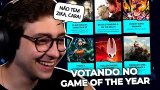 Alan votando no GAME OF THE YEAR de 2025