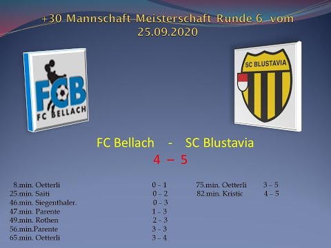 +30 Meisterschaft FC Bellach - SC Blustavia