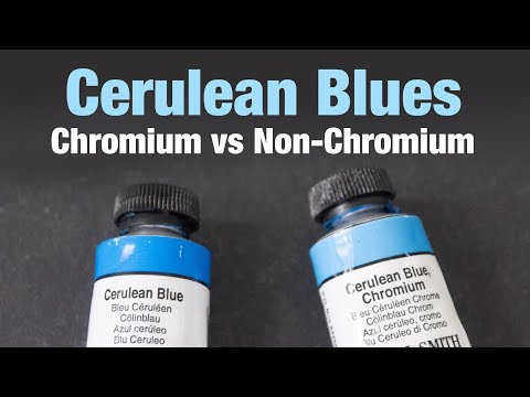 Cerulean Blues: Chromium vs Non-Chromium