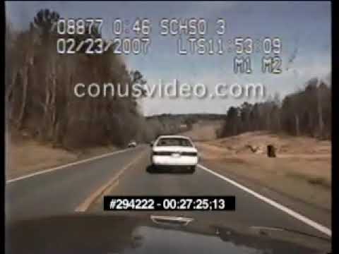 Woman In White Sedan Leads Police To 100mph Chase (2/23/2007)