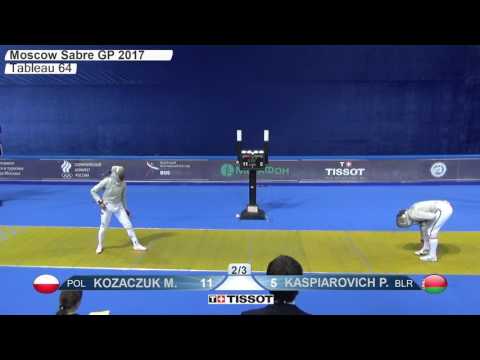 FE F S Individual Moscow RUS Grand Prix 2017 T64 28 yellow KASPIAROVICH BLR vs KOZACZUK POL