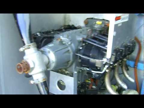 Lycoming GO-435 6 Cylinder Horizontally Opposed Air-Cooled Engine on a test stand