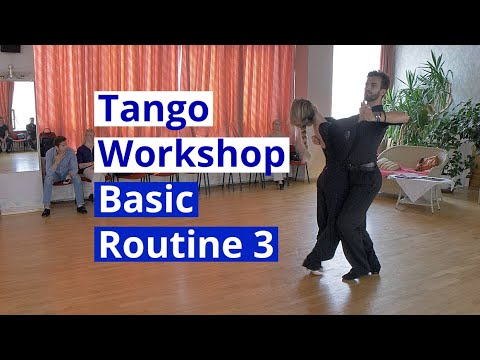 Tango Basic Routines Workshop 3 | demo by Edgars Linis - Eliza Ancane
