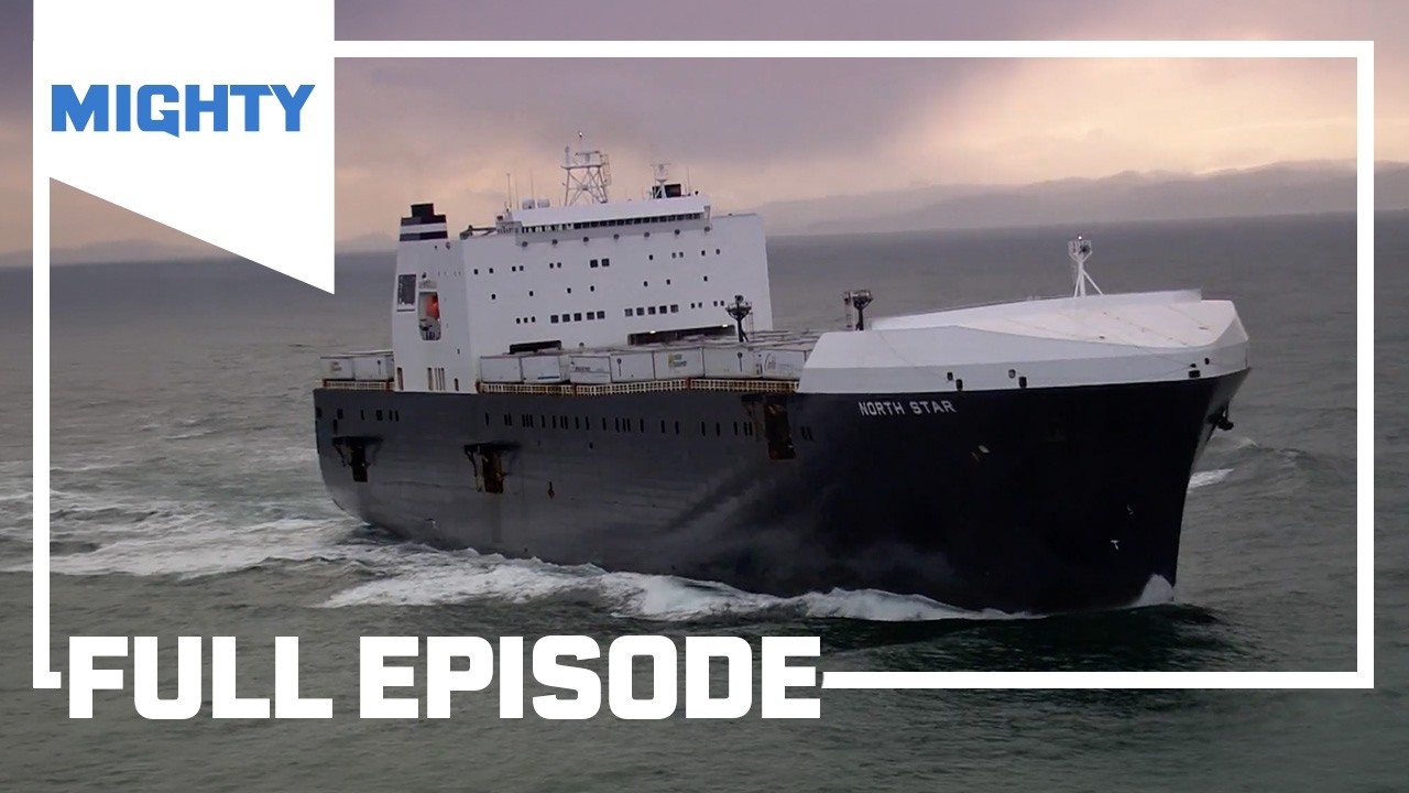 Massive Cargo Ship Battles Icy Conditions: North Star | Mighty Ships FULL EPISODE | MIGHTY