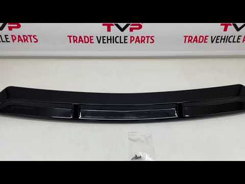 Fits Mercedes C-Class W205 C205 A205 2018-2021 Front Lip Splitter Spoiler C63S Sport Gloss Black video