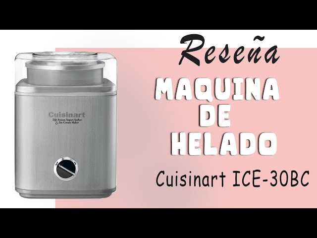 Vídeo relacionado con Cuisinart Heladera Solo Scoops, Máquina para hacer helado gelato sorbetes y yogur helado, casero en 25min, sorbetes, Compacta, ocupa poco espacio, Tazón para bat, Bol de congelación instantánea 475ml