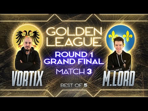 VortiX vs MarineLorD - $125k Golden League R1 - GRAND FINAL Game 3! Age of Empires 4