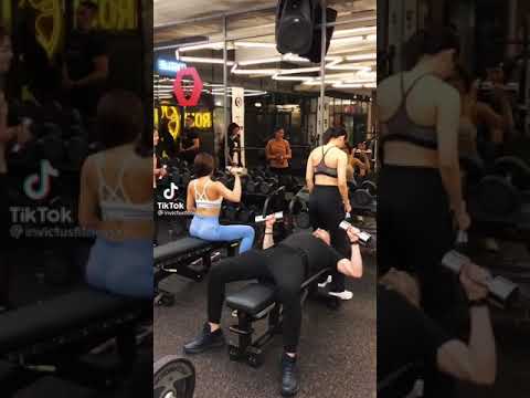 Gym and Sit on head of boy