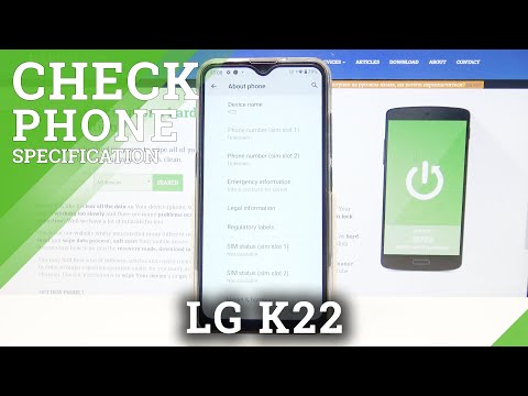 How to Check Phone Specifications in LG K22 – Find Phone Specifications