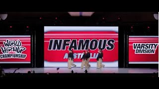 Infamous - Australia | Varsity Division Prelims | 2023 World Hip Hop Dance Championship