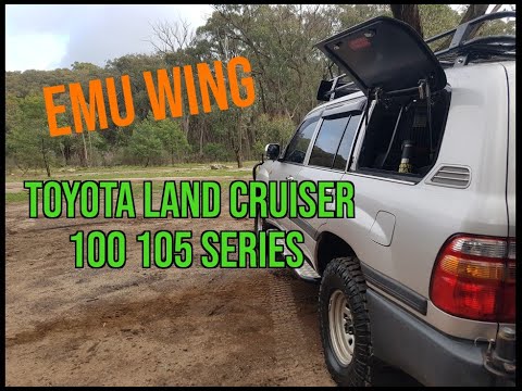 Emu Wing Window Installation replacement Toyota Land Cruiser 100 105 series gull wing 4wding Mates