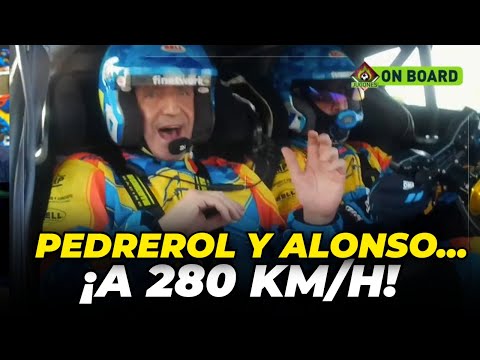😲 IT'S CRAZY...PEDREROL AND ALONSO AT 280 KM/H! 😲